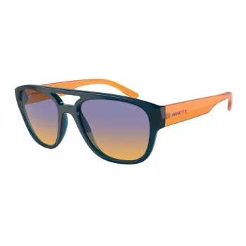 ARNETTE Ανδρικά γυαλιά ηλίου AN4327-29012H Ορθογώνια ματ μαύρος σκελετός γκρι πολωμένοι φακοί 56mm