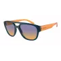 ARNETTE Ανδρικά γυαλιά ηλίου AN4327-29012H Ορθογώνια ματ μαύρος σκελετός γκρι πολωμένοι φακοί 56mm