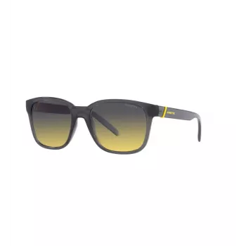 ARNETTE Γυαλιά ηλίου unisex AN432027862Q5 - Ορθογώνιος ματ μαύρος σκελετός προπιονικού με πολωμένους σκούρους γκρι φακούς πολυανθρακικού - 55/19/145 mm