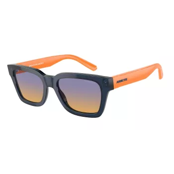 ARNETTE Αντρικά/Γυναικεία Γυαλιά Ηλίου AN4334-12422H Ματ Μαύρο Ορθογώνια Πολωμένα 53mm
