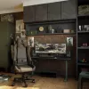 Arozzi Arena Large Gaming Desk – Forest Green (ρυθμιζόμενο ύψος, mouse pad μικροΐνας)