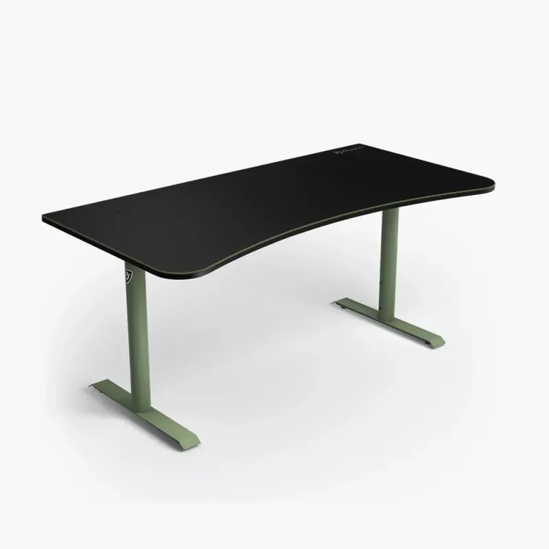 Arozzi Arena Large Gaming Desk – Forest Green (ρυθμιζόμενο ύψος, mouse pad μικροΐνας)