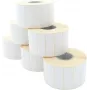 ARTDEV Ετικέτα θερμομεταφοράς ρολό 60x20mm, διάμετρος ρολού 110mm, πυρήνας 40mm, 2600 ετικέτες/ρολό, λευκό, χαρτί, μόνιμη κόλλα
