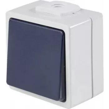 AS SCHWABE 62452 Επιτοίχιος διακόπτης πίεσης, IP54, Γκρι, 250V/10A, 1NO