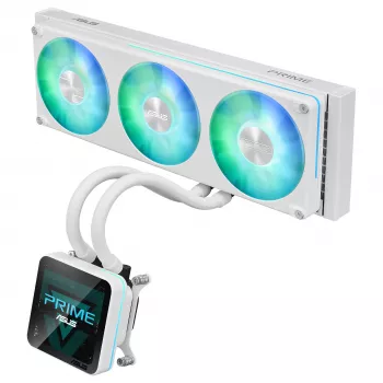 ASUS Prime SLC II 360 ARGB LCD White Edition Υδρόψυκτη CPU