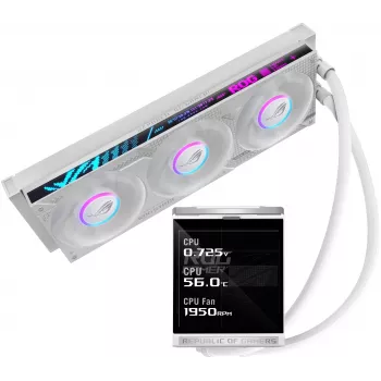 ASUS ROG STRIX LC IV 360 ARGB LCD ΛΕΥΚΟ