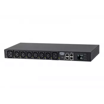 ATEN PG Series PG6308G Basic PDU - 8x υποδοχές C13, τοποθέτηση σε rack 1U, 10A, μαύρο