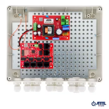 ATTE IP-5-11-L2 εξωτερικό 5-port PoE switch για 5 IP κάμερες