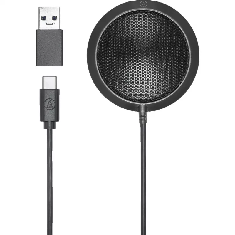 Audio-Technica ATR4697-USB Πυκνωτικό μικρόφωνο επιφάνειας μαύρο USB-C USB-A