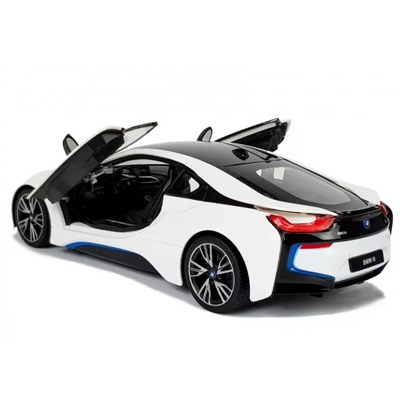 Auto R/C BMW i8 Rastar 1:14 Λευκό Αυτόματες πόρτες