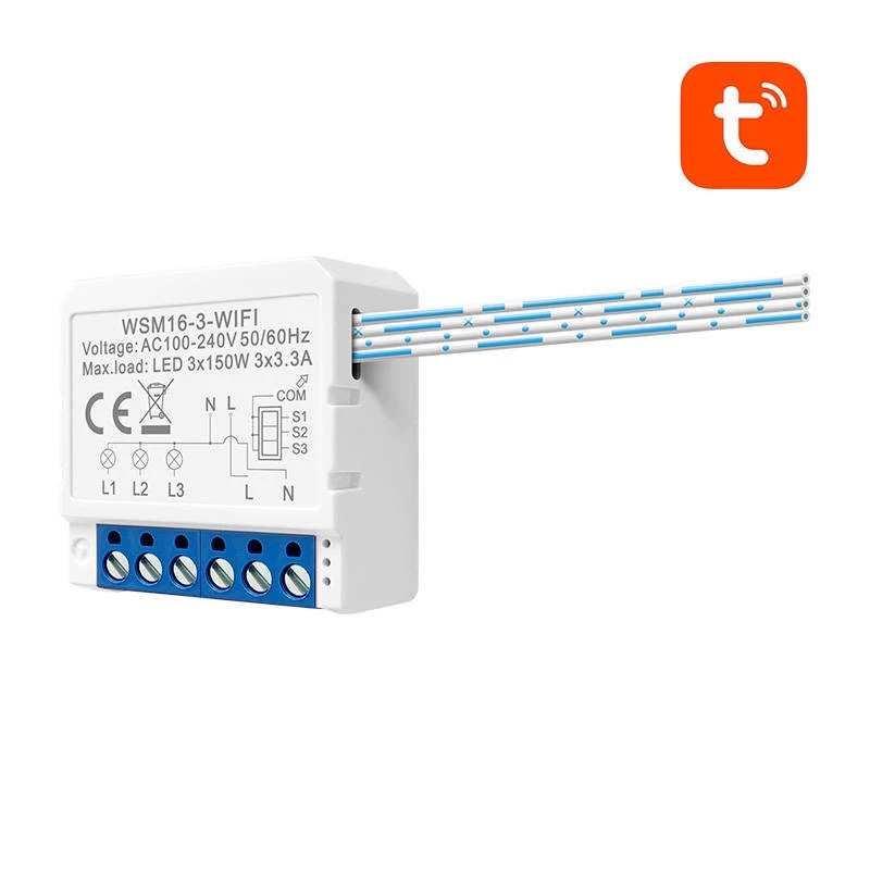 AVATTO WSM16-W3 Έξυπνο Module Διακόπτη WiFi Tuya