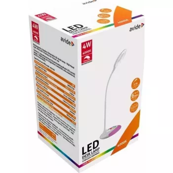 Avide LED επιτραπέζιο φωτιστικό RGB λευκό 4W 250lm