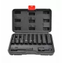 AWTOOLS Σετ καρυδάκια 1/2 ίντσες, βαθιά, 11 τεμ., 8-21 mm, Black Line