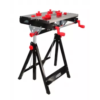 AWTOOLS Ρυθμιζόμενος πάγκος εργασίας 77-107 cm 120x60 cm 150 kg
