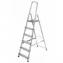 AWTOOLS Αλουμινένια σκάλα ελεύθερη 6 σκαλοπάτια 125 kg
