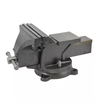 AWTOOLS AW24207 Μέγγενη με περιστρεφόμενη βάση 100mm χυτοσίδηρος με αμόνι