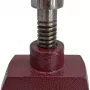 AWTOOLS AW24307 μέγγενη 100 mm πλάτος σιαγόνων χυτοσίδηρος σταθερή βάση με αμόνι