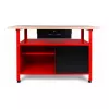 AWTOOLS AW30901 πάγκος εργασίας 120x60x85 cm μαύρο/κόκκινο