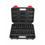 AWTOOLS AW38695BL Σετ καρυδάκια χρωμίου-βαναδίου 95 τεμ. με 1/4 ίντσες, 3/8 ίντσες, 1/2 ίντσες καστάνια, καρυδάκια, μύτες, κλειδιά και πλαστική βαλίτσα