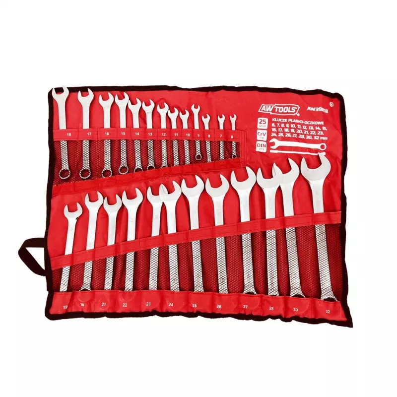 AWTOOLS AW39818 18 mm Γερμανικό κλειδί χρώμιο-βαναδιούχο ατσάλι