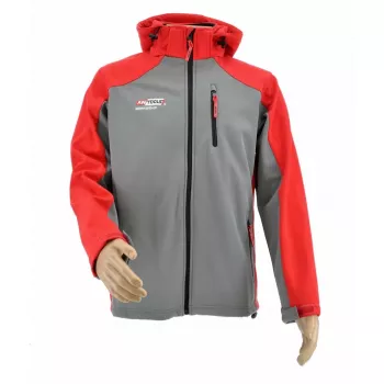 AWTOOLS μπουφάν softshell φούτερ T4 κόκκινο-γκρι L