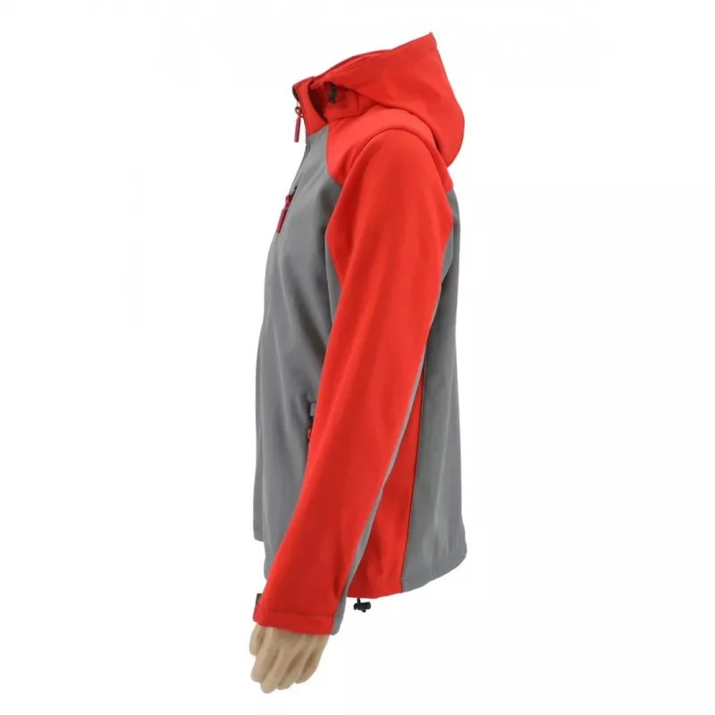 AWTOOLS Μπουφάν Softshell Φούτερ T4 Κόκκινο-Γκρι Μέγεθος S