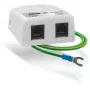 AXON NET PROTECTOR Προστασία υπέρτασης για Gigabit Ethernet, RJ45, προστασία 8 συρμάτων, επιτοίχια τοποθέτηση, μεταλλικό κουτί