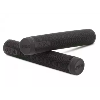 Aztek Lite Grips Ruby - λαβές πατινιού TPR με ραβδώσεις και άκρα τιμονιού (ζεύγος)