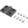 Basetech Πλαστικός μεντεσές 70x50x10 mm μαύρο 1 τεμ. (BT-1697229)