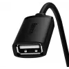 Baseus AirJoy Series Καλώδιο επέκτασης USB 2.0 1,5 m μαύρο