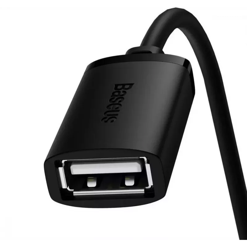 Baseus AirJoy Series Καλώδιο επέκτασης USB 2.0 1,5 m μαύρο