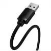 Baseus AirJoy Series Καλώδιο επέκτασης USB 2.0 1,5 m μαύρο