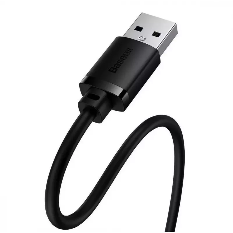 Baseus AirJoy Series Καλώδιο επέκτασης USB 2.0 1,5 m μαύρο