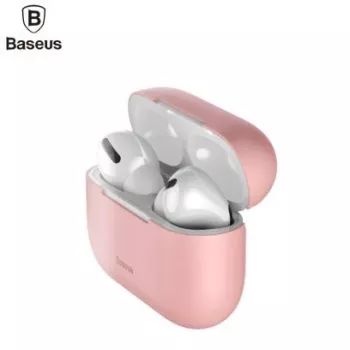 Baseus AirPods Pro Silica Θήκη Προστασίας Σιλικόνης Ροζ