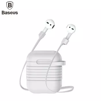Baseus Apple Θήκη Σιλικόνης με Μαγνητικό Λουράκι για AirPods Pro 2, Γκρι