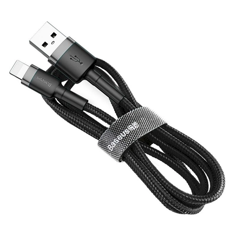 Baseus Καλώδιο Cafule Lightning 2A 3m Χρυσό/Μαύρο (CALKLF-RV1)
