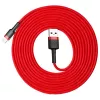 Baseus Καλώδιο Cafule Lightning 2A 3m Κόκκινο/Μαύρο (CALKLF-R09)