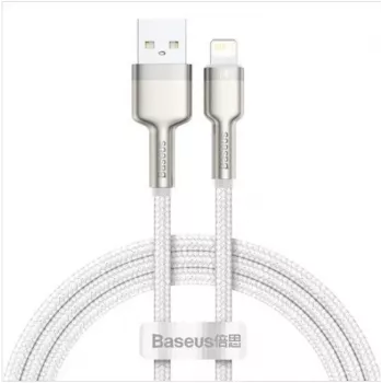 Baseus Cafule Metal καλώδιο USB-A σε Lightning 1,0m 2,4A λευκό