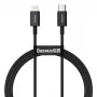 Baseus Superior Series Καλώδιο USB-C σε Lightning, 20W PD, 1 m, μαύρο (CATLYS-A01)