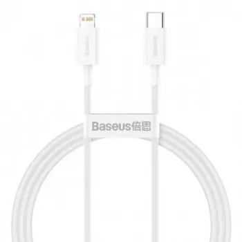 Baseus Superior Series Καλώδιο USB-C σε Lightning, 20W PD, 1 m, Λευκό (CATLYS-A02)