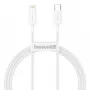 Baseus Superior Series Καλώδιο USB-C σε Lightning, 20W PD, 1 m, Λευκό (CATLYS-A02)
