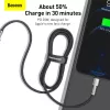 Baseus Cafule Series Μεταλλικό Καλώδιο USB-C σε Lightning PD 20W 1m Μαύρο