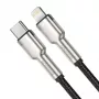 Baseus Cafule Series Μεταλλικό Καλώδιο USB-C σε Lightning PD 20W 1m Μαύρο