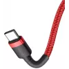 Baseus Cafule USB-C σε USB-C PD 2.0 60W Flash καλώδιο φόρτισης, 2m, Κόκκινο (CATKLF-H09)