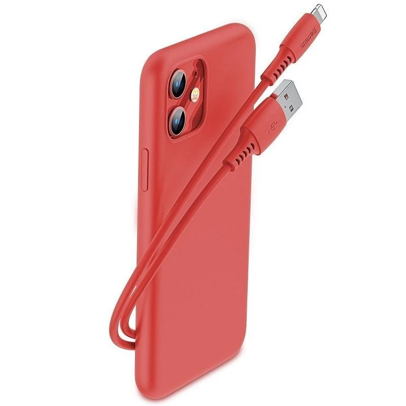 Baseus Colorful Cable USB-A σε Lightning 2.4A 1.2m Κόκκινο