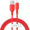 Baseus Colorful Cable USB-A σε Lightning 2.4A 1.2m Κόκκινο