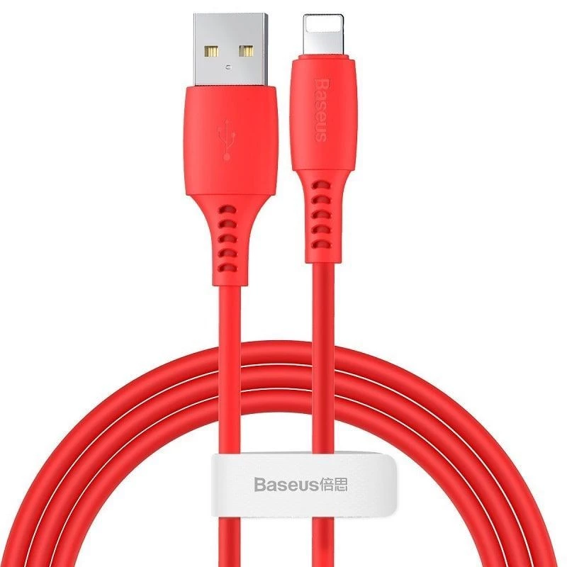 Baseus Colorful Cable USB-A σε Lightning 2.4A 1.2m Κόκκινο