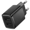 Baseus Compact φορτιστής 2x USB 10.5W μαύρο