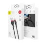 Baseus Lightning Καλώδιο Cafule 2A, 3m Κόκκινο/Μαύρο (CALKLF-R91)
