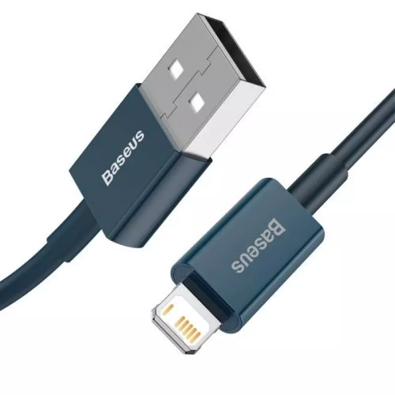 Baseus Lightning Superior Series καλώδιο, γρήγορη φόρτιση, δεδομένα 2,4A, 1m μπλε (CALYS-A03)
